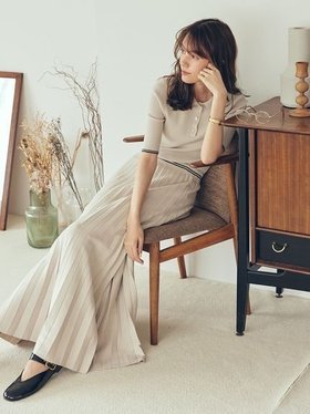 【ミラオーウェン/Mila Owen】の【セットアップ対応】ニットプリーツスカート 人気、トレンドファッション・服の通販 founy(ファニー) ファッション Fashion レディースファッション Fashion for Women セットアップ Matching Sets スカート・ミニ/ミディ/マキシ Skirts / Mini, Midi & Maxi Skirts スカート Skirts プリーツスカート / 上品フェミニンスタイル Pleated Skirts 秋 Autumn クラシカル Classical, Vintage-Inspired スポーツ Sports, Activewear スマート Smart, Elegant セットアップ Set-Up, Coordinated Outfit プリーツ Pleats, Pleated メランジ Melange, Mixed Yarn モダン Modern, Contemporary おすすめ Recommended / Our Picks エレガント 上品 Elegant |ID:prp329100004803639