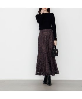 【プロポーション ボディドレッシング/PROPORTION BODY DRESSING】のケミカルレースマーメイドスカート 25AW 人気、トレンドファッション・服の通販 founy(ファニー) ファッション Fashion レディースファッション Fashion for Women スカート Skirts 2025年 2025 2025-2026秋冬・A/W Autumn/Winter 2025–26 AW25–26 アシンメトリー Asymmetrical Style エレガント 上品 Elegant ケミカル Chemical, Chemical Wash マーメイド Mermaid, Fishtail Silhouette レース Lace, Lace Fabric ビジネス 仕事 通勤 Business / Work / Commuting |ID:prp329100004803641