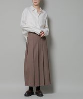 【ナノ ユニバース/nano universe】のワイドプリーツロングスカート 人気、トレンドファッション・服の通販 founy(ファニー) ファッション Fashion レディースファッション Fashion for Women スカート Skirts ロングスカート Long Skirts / Maxi & Midi Skirts ウォッシャブル Machine Washable ダウン Down, Puffer ファブリック Fabric, Textile プリーツ Pleats, Pleated ベーシック Basic, Essential リブニット Rib Knit, Ribbed Knit アウトレット Outlet / Clearance 2025年 2025 2025-2026秋冬・A/W Autumn/Winter 2025–26 AW25–26 |ID:prp329100004803677