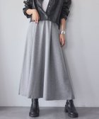 【ガール/GIRL】の【低身長サイズあり】ダンボール ロング フレア スカート GRY|ID: prp329100004803682 ipo3291000000034915685