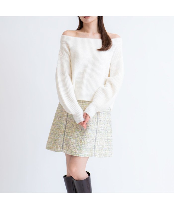 【ノエラ/Noela】のベロアラインツイードミニスカート インテリア・キッズ・メンズ・レディースファッション・服の通販 founy(ファニー) https://founy.com/ ファッション Fashion レディースファッション Fashion for Women スカート Skirts ミニスカート Mini Skirts インナー Innerwear コンパクト Compact, Small Size ツイード Twill, Twill Weave バランス Balance, Style Balance パイピング Piping, Trim Design ベロア Velour, Soft Velvet ポケット Pocket, Pocket Detail ミニスカート Mini Skirt, Short Skirt ロング Long, Long-Length エレガント 上品 Elegant 冬 Winter / This Winter |ID: prp329100004803689 ipo3291000000034851991