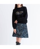 【ノエラ/Noela】のベロアラインツイードミニスカート ネイビー|ID: prp329100004803689 ipo3291000000034851993