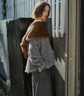 【ルシェル ブルー/LE CIEL BLEU】のフリンジヘムプルオーバー / Fringe-Hem Pullover 人気、トレンドファッション・服の通販 founy(ファニー) ファッション Fashion レディースファッション Fashion for Women トップス・カットソー Cut & Sew Tops カジュアルプルオーバー・ニットトップス Pullovers & Knit Tops / Casual Pullovers シンプル Simple, Minimal テクスチャー Texture, Textured Fabric フリンジ Fringe, Tassel ベーシック Basic, Essential ボトム Bottoms, Lower Wear |ID:prp329100004803709