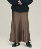 【ジーナシス/JEANASiS】のSatin Bias Tight Skirt カーキ|ID: prp329100004803711 ipo3291000000034852161