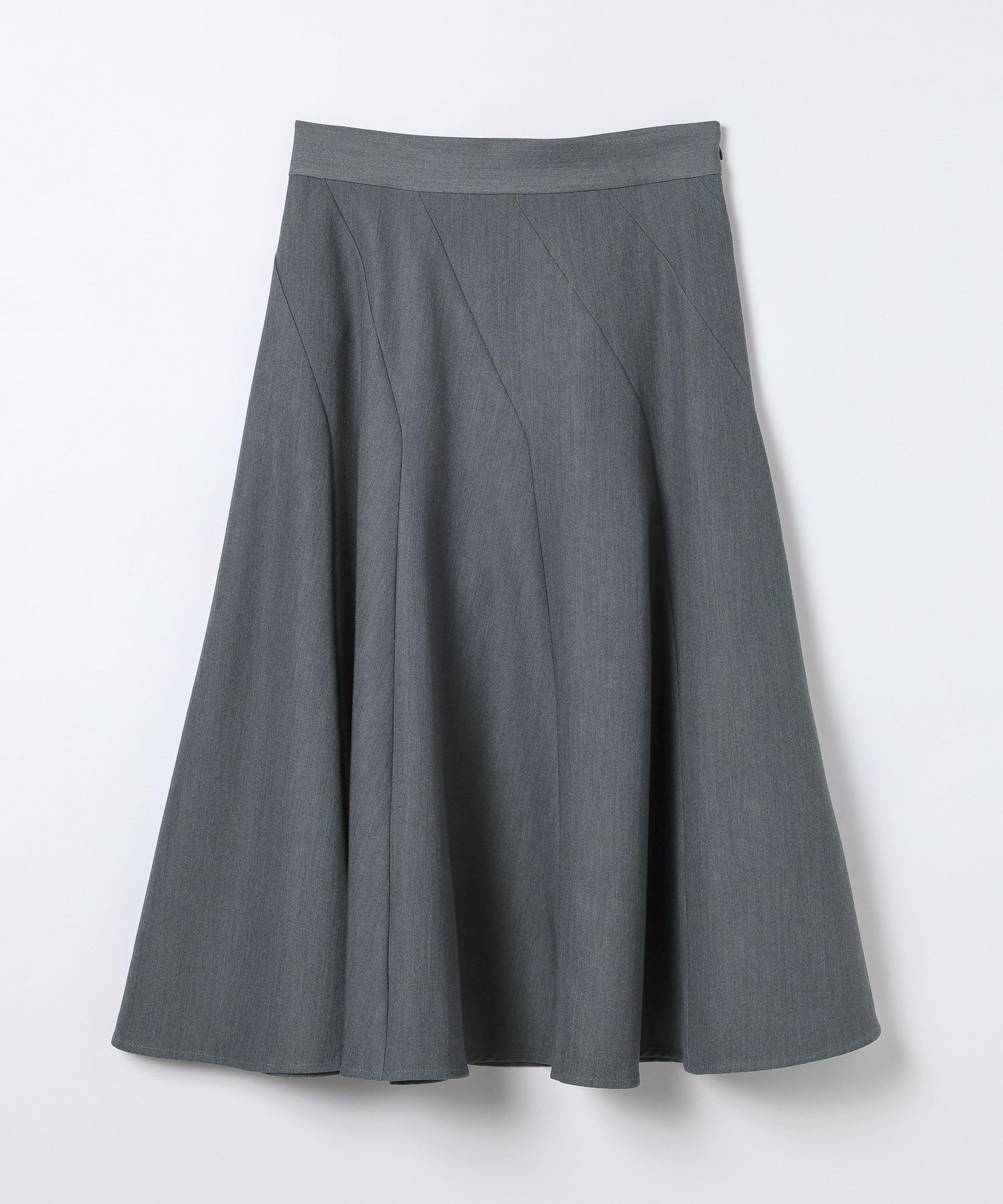 【ジーナシス/JEANASiS】のキリカエフレアミディスカート インテリア・キッズ・メンズ・レディースファッション・服の通販 founy(ファニー) ファッション Fashion レディースファッション Fashion for Women スカート Skirts シンプル Simple, Minimal トレンド Trend, Trending Now フラット Flat, Flat Shoes フレア Flare, Flared A/W・秋冬 Autumn/Winter グレー|ID: prp329100004803716 ipo3291000000034852201