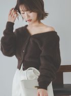 【スナイデル/SNIDEL】のフォックスファーショートカーディガン DBRW[059]|ID:prp329100004803731