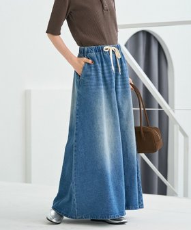【フリークスストア/FREAK'S STORE】のウォッシュ加工 デニム イージースカート 25AW 人気、トレンドファッション・服の通販 founy(ファニー) ファッション Fashion レディースファッション Fashion for Women スカート Skirts 2025年 2025 2025-2026秋冬・A/W Autumn/Winter 2025–26 AW25–26 冬 Winter / This Winter おすすめ Recommended / Our Picks ウォッシュ Washed Finish デニム Denim, Jeans Material フェミニン Feminine, Girly ミックス Mix, Mixed Style リメイク Remake, Reconstructed ルーズ Loose, Oversized ロールアップ Roll-Up, Cuffed Hem A/W・秋冬 Autumn/Winter |ID:prp329100004803736