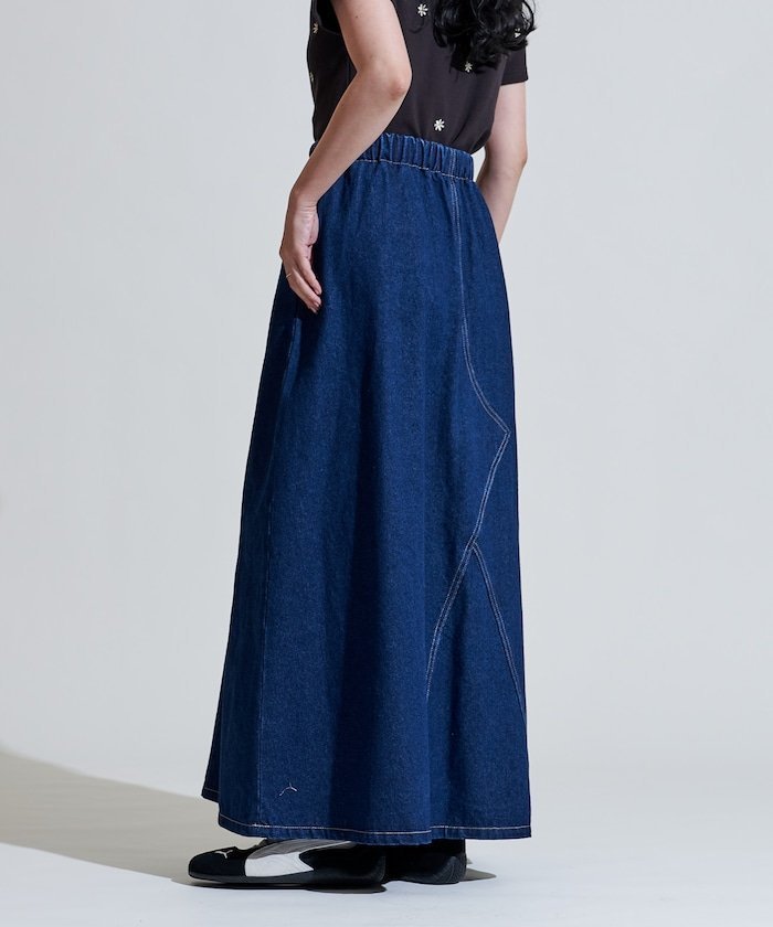 【フリークスストア/FREAK'S STORE】のウォッシュ加工 デニム イージースカート 25AW インテリア・キッズ・メンズ・レディースファッション・服の通販 founy(ファニー) 　ファッション　Fashion　レディースファッション　Fashion for Women　スカート　Skirts　2025年　2025　2025-2026秋冬・A/W　Autumn/Winter 2025–26 AW25–26　冬　Winter / This Winter　おすすめ　Recommended / Our Picks　ウォッシュ　Washed Finish　デニム　Denim, Jeans Material　フェミニン　Feminine, Girly　ミックス　Mix, Mixed Style　リメイク　Remake, Reconstructed　ルーズ　Loose, Oversized　ロールアップ　Roll-Up, Cuffed Hem　A/W・秋冬　Autumn/Winter　ネイビー|ID: prp329100004803736 ipo3291000000034852344