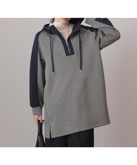 【バブ ブージュルード/Bab Bou Jeloud】のシルキーダンボールバイカラーチュニック 人気、トレンドファッション・服の通販 founy(ファニー) ファッション Fashion レディースファッション Fashion for Women トップス・カットソー Cut & Sew Tops スポーティ Sporty, Casual Athletic チュニック Tunic, Long Top バランス Balance, Style Balance メタル Metal, Metal Parts エレガント 上品 Elegant 再入荷 Restock / Back in Stock |ID:prp329100004803741