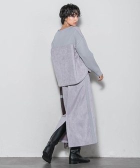 【メイソングレイ/MAYSON GREY】の【新色追加】スウェード調*ニットスカートセットアップ≪手洗い可能≫ 人気、トレンドファッション・服の通販 founy(ファニー) ファッション Fashion レディースファッション Fashion for Women セットアップ Matching Sets スカート・ミニ/ミディ/マキシ Skirts / Mini, Midi & Maxi Skirts 秋 Autumn 軽量 Lightweight, Ultra Light ショルダー Shoulder, Shoulder Strap スニーカー Sneakers, Trainers セットアップ Set-Up, Coordinated Outfit ドッキング Docking, Mixed Material ドロップ Drop Shoulder, Dropped Style なめらか Smooth, Silky Texture 長袖 Long Sleeve, Full Sleeve ミックス Mix, Mixed Style 無地 Plain, Solid Color A/W・秋冬 Autumn/Winter 2025年 2025 2025-2026秋冬・A/W Autumn/Winter 2025–26 AW25–26 |ID:prp329100004803770