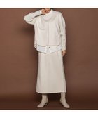 【メイソングレイ/MAYSON GREY】の【新色追加】スウェード調*ニットスカートセットアップ≪手洗い可能≫ オフホワイト|ID: prp329100004803770 ipo3291000000035171643