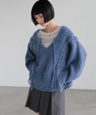 【ローリーズファーム/LOWRYS FARM】の2WAYフリンジメランジLS ブルー85|ID: prp329100004803777 ipo3291000000035163922