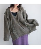 【ローリーズファーム/LOWRYS FARM】の2WAYフリンジメランジLS グレー18|ID: prp329100004803777 ipo3291000000035163925