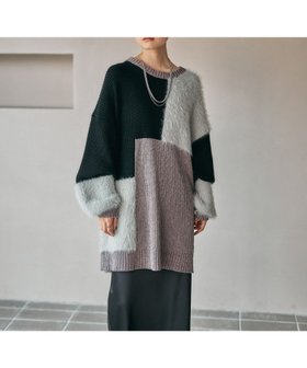 【レプシィム ローリーズファーム/LEPSIM LOWRYS FARM】のパッチワーク異素材チュニック 人気、トレンドファッション・服の通販 founy(ファニー) ファッション Fashion レディースファッション Fashion for Women トップス・カットソー Cut & Sew Tops おすすめ Recommended / Our Picks チュニック Tunic, Long Top バランス Balance, Style Balance パッチワーク Patchwork, Mixed Fabric |ID:prp329100004803779