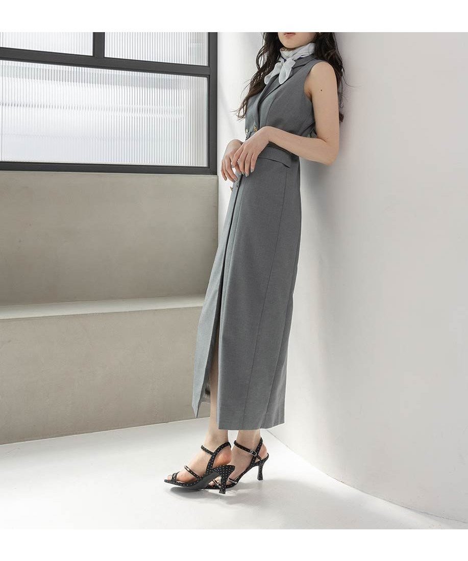 【ランダ/RANDA】のダブルブレストジャケットワンピース インテリア・キッズ・メンズ・レディースファッション・服の通販 founy(ファニー) ファッション Fashion レディースファッション Fashion for Women アウター Coat / Outerwear Collection レディースジャケット・軽アウター Jackets インナー Innerwear エレガント 上品 Elegant ジャケット Jacket, Outerwear ダブル Double, Double-Breasted マニッシュ Mannish, Boyish ロング Long, Long-Length BROWN|ID: prp329100004803781 ipo3291000000034852639