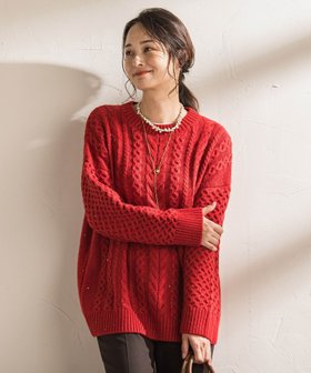【ロートレ アモン/LAUTRE AMONT】の【WEB限定】ケーブル柄編みニット≪洗える≫ 人気、トレンドファッション・服の通販 founy(ファニー) ファッション Fashion レディースファッション Fashion for Women トップス・カットソー Cut & Sew Tops ニット Knit Tops & Sweaters ウォッシャブル Machine Washable 洗える Machine Washable 秋 Autumn バランス Balance, Style Balance ベーシック Basic, Essential リラックス Relax, Relaxed Fit 冬 Winter / This Winter A/W・秋冬 Autumn/Winter おすすめ Recommended / Our Picks エレガント 上品 Elegant ビジネス 仕事 通勤 Business / Work / Commuting 2025年 2025 2025-2026秋冬・A/W Autumn/Winter 2025–26 AW25–26 |ID:prp329100004803786