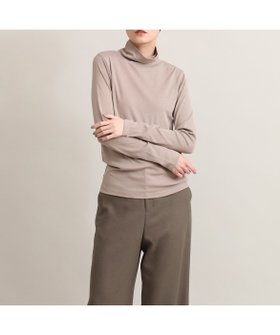 【イッツインターナショナル/I.T.'S. international】のハイネックカットソー《スビン綿MIXフライス》 人気、トレンドファッション・服の通販 founy(ファニー) ファッション Fashion レディースファッション Fashion for Women トップス・カットソー Cut & Sew Tops カットソー・ベーシックTシャツ Cut-and-Sewn Tops / Stretch Tees & Basics おすすめ Recommended / Our Picks ハイネック High Neck, Mock Neck 定番 Standard, Basic Item |ID:prp329100004803815