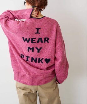 【スピック&スパン/Spick & Span】の《WEB限定 / 追加2》ロゴインターシャニット 人気、トレンドファッション・服の通販 founy(ファニー) ファッション Fashion レディースファッション Fashion for Women トップス・カットソー Cut & Sew Tops ニット Knit Tops & Sweaters 人気 Popular, Best Seller |ID:prp329100004803829