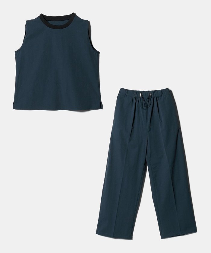 【ユナイテッドアローズ/UNITED ARROWS】のノースリーブ+パンツ セットアップ -はっ水- A DAY IN THE LIFE インテリア・キッズ・メンズ・レディースファッション・服の通販 founy(ファニー) https://founy.com/ ファッション Fashion レディースファッション Fashion for Women セットアップ Matching Sets レディースパンツ・ボトムス Pants & Trousers / Bottoms キャップ Cap, Baseball Cap サンダル Sandals, Summer Shoes シンプル Simple, Minimal スニーカー Sneakers, Trainers スポーティ Sporty, Casual Athletic セットアップ Set-Up, Coordinated Outfit ノースリーブ Sleeveless, No-Sleeve アウトレット Outlet / Clearance おすすめ Recommended / Our Picks 夏 Summer |ID: prp329100004803841 ipo3291000000034853063