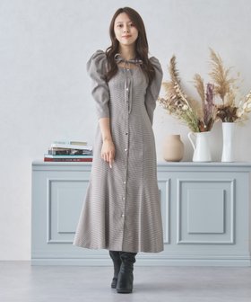 【ミッシュマッシュ/MISCH MASCH】の【2024秋冬新作】チドリチェックリボンワンピース/MM437404 人気、トレンドファッション・服の通販 founy(ファニー) ファッション Fashion レディースファッション Fashion for Women ワンピース Dresses 2024年 2024 2024-2025秋冬・A/W Autumn/Winter 2024–25 AW24–25 ギャザー Gathered, Ruffled クラシカル Classical, Vintage-Inspired スリーブ Sleeve, Long Sleeve / Short Sleeve チェック Check, Plaid, Tartan フェミニン Feminine, Girly ポケット Pocket, Pocket Detail マーメイド Mermaid, Fishtail Silhouette リボン Ribbon, Bow 秋 Autumn A/W・秋冬 Autumn/Winter |ID:prp329100004803842