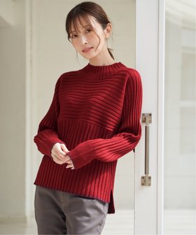 【イッカ/ikka】の7Gワイドリブ切り替え配色プルオーバー 人気、トレンドファッション・服の通販 founy(ファニー) ファッション Fashion レディースファッション Fashion for Women トップス・カットソー Cut & Sew Tops カジュアルプルオーバー・ニットトップス Pullovers & Knit Tops / Casual Pullovers コンパクト Compact, Small Size シンプル Simple, Minimal スリット Slit, Slit Detail ワイドリブ Wide Rib, Wide Ribbed Knit |ID:prp329100004803884