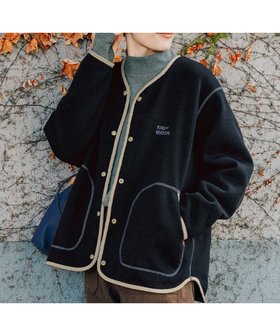 【クリフメイヤー/KRIFF MAYER】のニットフリースカーデ 人気、トレンドファッション・服の通販 founy(ファニー) ファッション Fashion レディースファッション Fashion for Women トップス・カットソー Cut & Sew Tops ニット Knit Tops & Sweaters 春 Spring 軽量 Lightweight, Ultra Light スタンダード Standard, Basic デニム Denim, Jeans Material トレンド Trend, Trending Now パイピング Piping, Trim Design ベーシック Basic, Essential ボトム Bottoms, Lower Wear ポケット Pocket, Pocket Detail 冬 Winter / This Winter A/W・秋冬 Autumn/Winter |ID:prp329100004803888