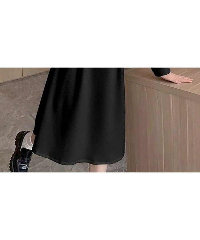 【ミニミニストア/miniministore】のハーフジップワンピース長袖ウエストタック インテリア・キッズ・メンズ・レディースファッション・服の通販 founy(ファニー) https://founy.com/ ファッション Fashion レディースファッション Fashion for Women ワンピース Dresses シンプル Simple, Minimal 長袖 Long Sleeve, Full Sleeve フレア Flare, Flared 無地 Plain, Solid Color エレガント 上品 Elegant |ID: prp329100004803889 ipo3291000000034918415