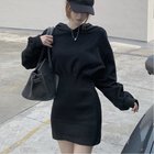 【ミニミニストア/miniministore】のスウェットワンピ フード付き 長袖 黒 ブラック|ID: prp329100004803895 ipo3291000000034853444