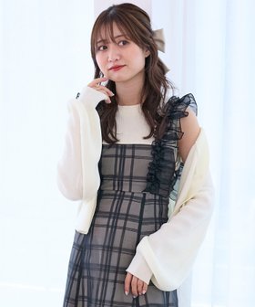 【マジェスティック レゴン/MAJESTIC LEGON】のノースリフリルドッキングワンピ 人気、トレンドファッション・服の通販 founy(ファニー) ファッション Fashion レディースファッション Fashion for Women ワンピース Dresses カットソー Cut and Sewn Top コルセット Corset, Bustier ショルダー Shoulder, Shoulder Strap ダウン Down, Puffer ドッキング Docking, Mixed Material ノースリーブ Sleeveless, No-Sleeve フィット Fit, Slim Fit 羽織 Haori, Light Jacket レース Lace, Lace Fabric 再入荷 Restock / Back in Stock |ID:prp329100004803905