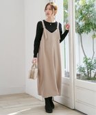 【イッカ/ikka】の【親子コーデ】前後2WAYバックル付きジャンパースカート ベージュ|ID: prp329100004803922 ipo3291000000035098774