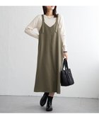 【イッカ/ikka】の【親子コーデ】前後2WAYバックル付きジャンパースカート カーキ|ID: prp329100004803922 ipo3291000000035098776