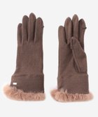 【マッキントッシュ ロンドン/MACKINTOSH LONDON】の【Precious12月号】カシミヤニットグローブ ベージュ|ID: prp329100004804202 ipo3291000000034856182