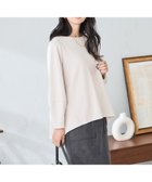 【アー ヴェー ヴェー/a.v.v】のバックフレアカットソー グレージュ|ID: prp329100004804229 ipo3291000000035233346