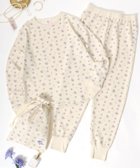 【ラザル/LAZAR】のJEMORGAN ジェーイーモーガン セットアップ レディース 花 総柄 ワッフル ロンT ロングパンツ ポーチ 3点セット ルームウェア パジャマ パープル系その他|ID: prp329100004804249 ipo3291000000034856540