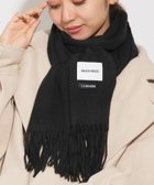 【セットアップセブン/SETUP7】のSETUP7/大判ウール×カシミヤプレーンマフラー 大判ストール ウール カシミヤ ブレンド 無地 60cm×200cm NW60L プレゼント ギフト BLK|ID: prp329100004804278 ipo3291000000034856780