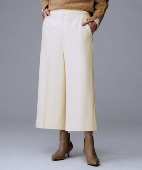 【アンタイトル/UNTITLED】の【ウール100%/ウエスト後ろゴム】 クロップドワイドパンツ 人気、トレンドファッション・服の通販 founy(ファニー) ファッション Fashion レディースファッション Fashion for Women パンツ Pants & Trousers おすすめ Recommended / Our Picks スマート Smart, Elegant センター Center, Center Line ポケット Pocket, Pocket Detail メタリック Metallic, Shiny Finish ロング Long, Long-Length ワイド Wide, Wide Fit 定番 Standard, Basic Item |ID:prp329100004804301