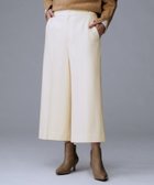 【アンタイトル/UNTITLED】の【ウール100%/ウエスト後ろゴム】 クロップドワイドパンツ アイボリー|ID: prp329100004804301 ipo3291000000035087154