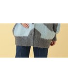 【レプシィム ローリーズファーム/LEPSIM LOWRYS FARM】の【産前・産後対応】マタニティ/2WAYニュアンス柄カーディガン グレー×ブルー15|ID: prp329100004804330 ipo3291000000034857247