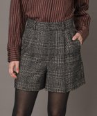 【ドレステリア/DRESSTERIOR】の【CLASSY.12月号掲載】ループグレンチェックショートパンツ ブラック|ID: prp329100004804380 ipo3291000000034857703