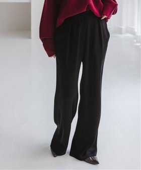 【ノーブル / スピック&スパン/NOBLE / Spick & Span】のルナサテンナローフレアタックパンツ 人気、トレンドファッション・服の通販 founy(ファニー) ファッション Fashion レディースファッション Fashion for Women パンツ Pants & Trousers サテン Satin, Glossy Fabric ダブル Double, Double-Breasted 人気 Popular, Best Seller |ID:prp329100004804397