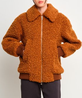 【タトラス コンセプトストア/TATRAS CONCEPT STORE】の【TATRAS 直営店】RAMACCA ラマッカ / ボアブルゾン 人気、トレンドファッション・服の通販 founy(ファニー) ファッション Fashion レディースファッション Fashion for Women アウター Coat / Outerwear Collection ブルゾンジャケット・スポーティアウター Blouson Jackets イタリア Italy ジャケット Jacket, Outerwear ダブル Double, Double-Breasted フォルム Silhouette, Form ブルゾン Blouson, Bomber Jacket ポケット Pocket, Pocket Detail リラックス Relax, Relaxed Fit |ID:prp329100004804398