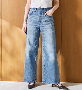 【エドウイン オンライン モール/EDWIN ONLINE MALL】のSOMETHING LISA ヴィンテージワイドデニムパンツ 人気、トレンドファッション・服の通販 founy(ファニー) ファッション Fashion レディースファッション Fashion for Women パンツ Pants & Trousers デニムパンツ・ジーンズ・美脚デニム Denim Jeans & Pants ストレッチ Stretch, Stretchy Fabric デニム Denim, Jeans Material パターン Pattern, Design Print フィット Fit, Slim Fit ポケット Pocket, Pocket Detail ワイド Wide, Wide Fit |ID:prp329100004804445