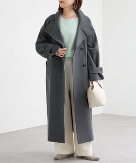 【リヴドロワ/RIVE DROITE】の【着映え】スタンドネックベルテッドコート 人気、トレンドファッション・服の通販 founy(ファニー) ファッション Fashion レディースファッション Fashion for Women アウター Coat / Outerwear Collection コート・ロングコート・ピーコート Long Coats, Peacoats & More 畦 Ribbed Knit シンプル Simple, Minimal スタンド Stand Collar, Upright Stand スリーブ Sleeve, Long Sleeve / Short Sleeve デニム Denim, Jeans Material トレンド Trend, Trending Now ポケット Pocket, Pocket Detail マフラー Scarf, Muffler 再入荷 Restock / Back in Stock おすすめ Recommended / Our Picks 日本製 Made In Japan |ID:prp329100004804465