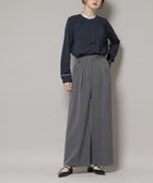 【ナノ ユニバース/nano universe】のドライウェザーストレッチ2タックワイドパンツ(セットアップ可) グレー|ID: prp329100004804525 ipo3291000000034859032