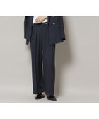 【ナノ ユニバース/nano universe】のドライウェザーストレッチ2タックワイドパンツ(セットアップ可) ネイビー|ID: prp329100004804525 ipo3291000000034859034