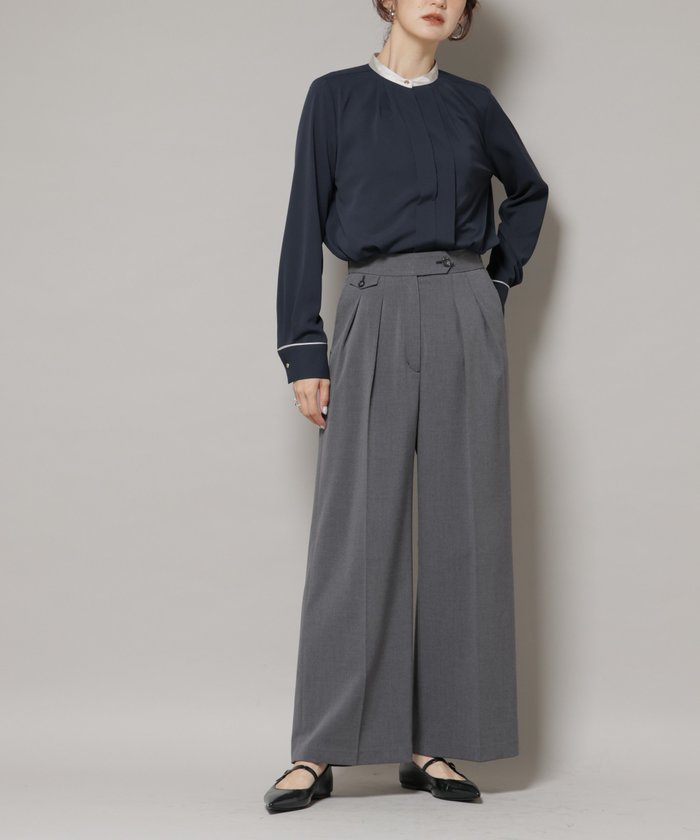 【ナノ ユニバース/nano universe】のドライウェザーストレッチ2タックワイドパンツ(セットアップ可) インテリア・キッズ・メンズ・レディースファッション・服の通販 founy(ファニー) https://founy.com/ ファッション Fashion レディースファッション Fashion for Women セットアップ Matching Sets レディースパンツ・ボトムス Pants & Trousers / Bottoms ウォッシャブル Machine Washable コイン Coin, Coin Design シンプル Simple, Minimal ジャケット Jacket, Outerwear セットアップ Set-Up, Coordinated Outfit ダブル Double, Double-Breasted 定番 Standard, Basic Item フラップ Flap, Flap Pocket ベスト Vest, Waistcoat ポケット Pocket, Pocket Detail マニッシュ Mannish, Boyish ワイド Wide, Wide Fit おすすめ Recommended / Our Picks 2025年 2025 2025-2026秋冬・A/W Autumn/Winter 2025–26 AW25–26 |ID: prp329100004804525 ipo3291000000035142467