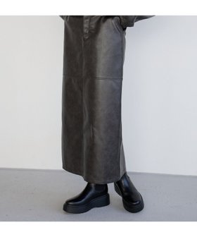 【ベイフロー/BAYFLOW】のWEB限定/セットアップ対応 フェイクレザースカート 人気、トレンドファッション・服の通販 founy(ファニー) ファッション Fashion レディースファッション Fashion for Women セットアップ Matching Sets スカート・ミニ/ミディ/マキシ Skirts / Mini, Midi & Maxi Skirts おすすめ Recommended / Our Picks カーディガン Cardigan, Knitwear シンプル Simple, Minimal スリット Slit, Slit Detail セットアップ Set-Up, Coordinated Outfit ポケット Pocket, Pocket Detail |ID:prp329100004804530