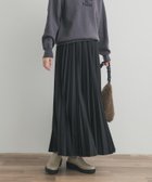 【アーバンリサーチ ドアーズ/URBAN RESEARCH DOORS】のツイルプリーツスカート ブラック|ID: prp329100004804558 ipo3291000000034998582