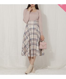 【ウィルセレクション/WILLSELECTION】のオリジナルチェックスカート 人気、トレンドファッション・服の通販 founy(ファニー) ファッション Fashion レディースファッション Fashion for Women スカート Skirts おすすめ Recommended / Our Picks コンパクト Compact, Small Size チェック Check, Plaid, Tartan ツイード Twill, Twill Weave フレア Flare, Flared プリント Print, Printed Pattern リブニット Rib Knit, Ribbed Knit レース Lace, Lace Fabric 人気 Popular, Best Seller 冬 Winter / This Winter |ID:prp329100004804559