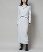 【ナノ ユニバース/nano universe】のメランジリブタイトスカート(セットアップ可) L.グレー1|ID: prp329100004804562 ipo3291000000035143986